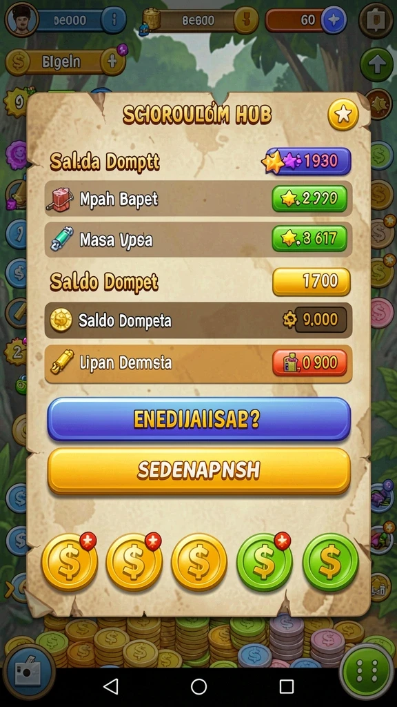 7777w - Screenshot menunjukkan gameplay yang seru dan interaktif.