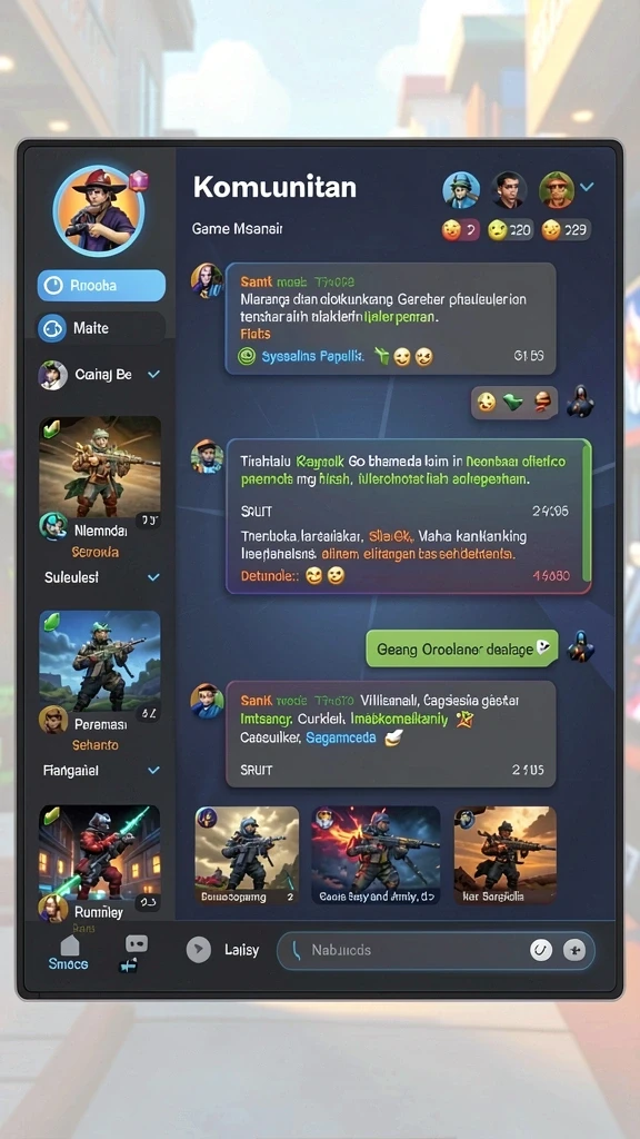 fastwin77 - Screenshot menggambarkan pengguna yang sedang berinteraksi dalam kompetisi game.