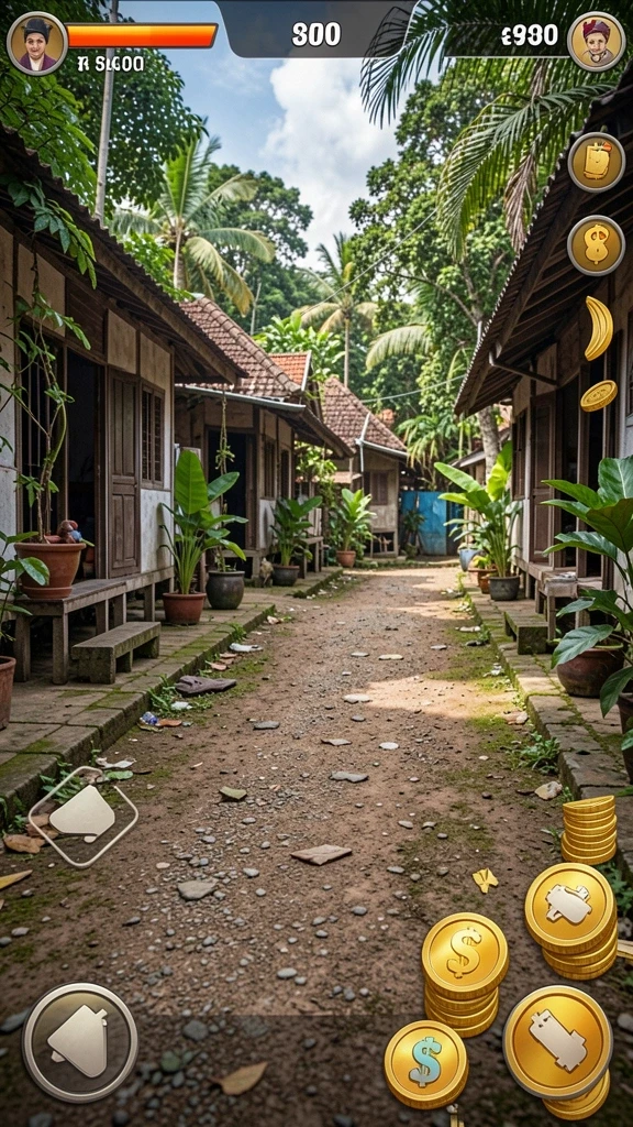 gogorejeki - Tangkapan layar memperlihatkan karakter utama dalam pertempuran seru.
